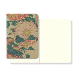 Yamamoto Paper RO-BIKI Museum Series Chrysanthemum Small Notebook - Dot Grid