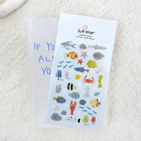 Suatelier Stickers no. 1130 under the sea