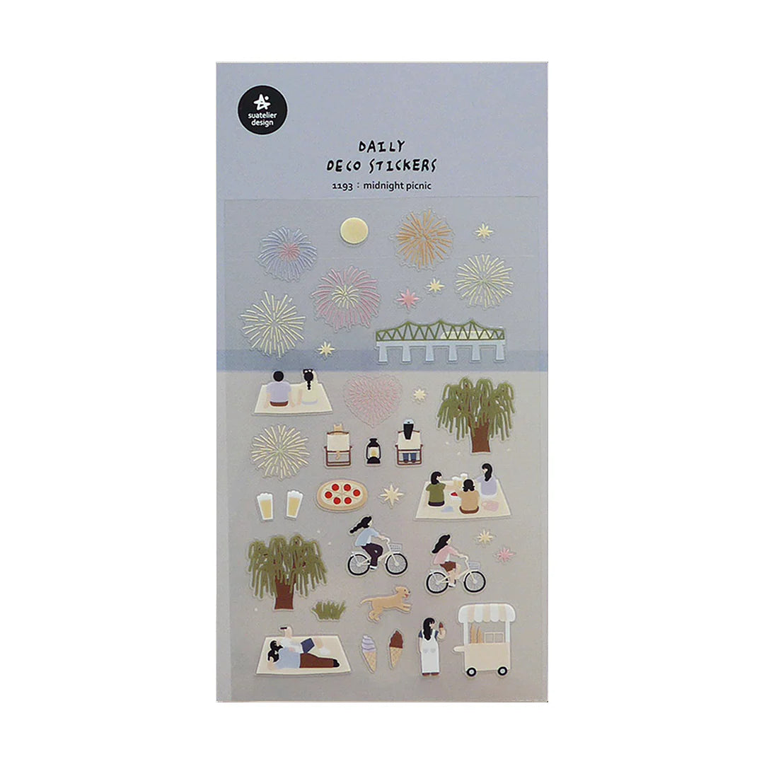 Suatelier Stickers no. 1193 midnight picnic