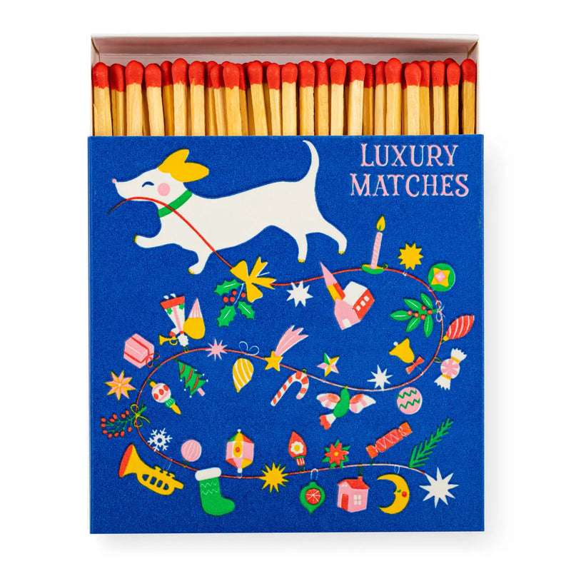 Archivist Festive Dog Box of Matches - Store Pickup Only