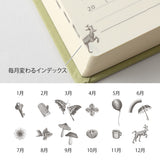 Midori 5 Year Diary Gate Mini Light Green