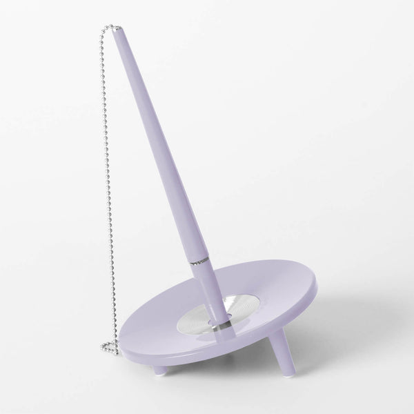 Ballograf Epoca Desk Pen on Chain Set Lavender