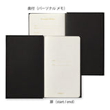 Midori 3 Year Diary Recycled Leather Black