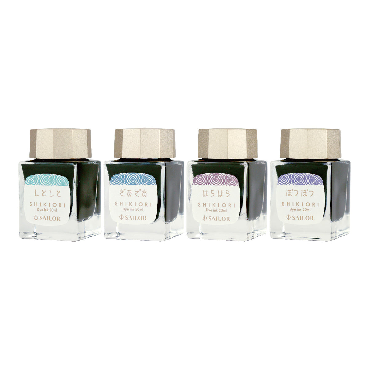 Sailor Shikori Fountain Pen Ink 20ml - The Sound of Rain Colours