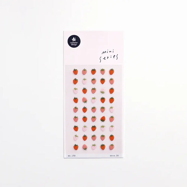 Suatelier Mini Strawberry Stickers no.130 deco.20