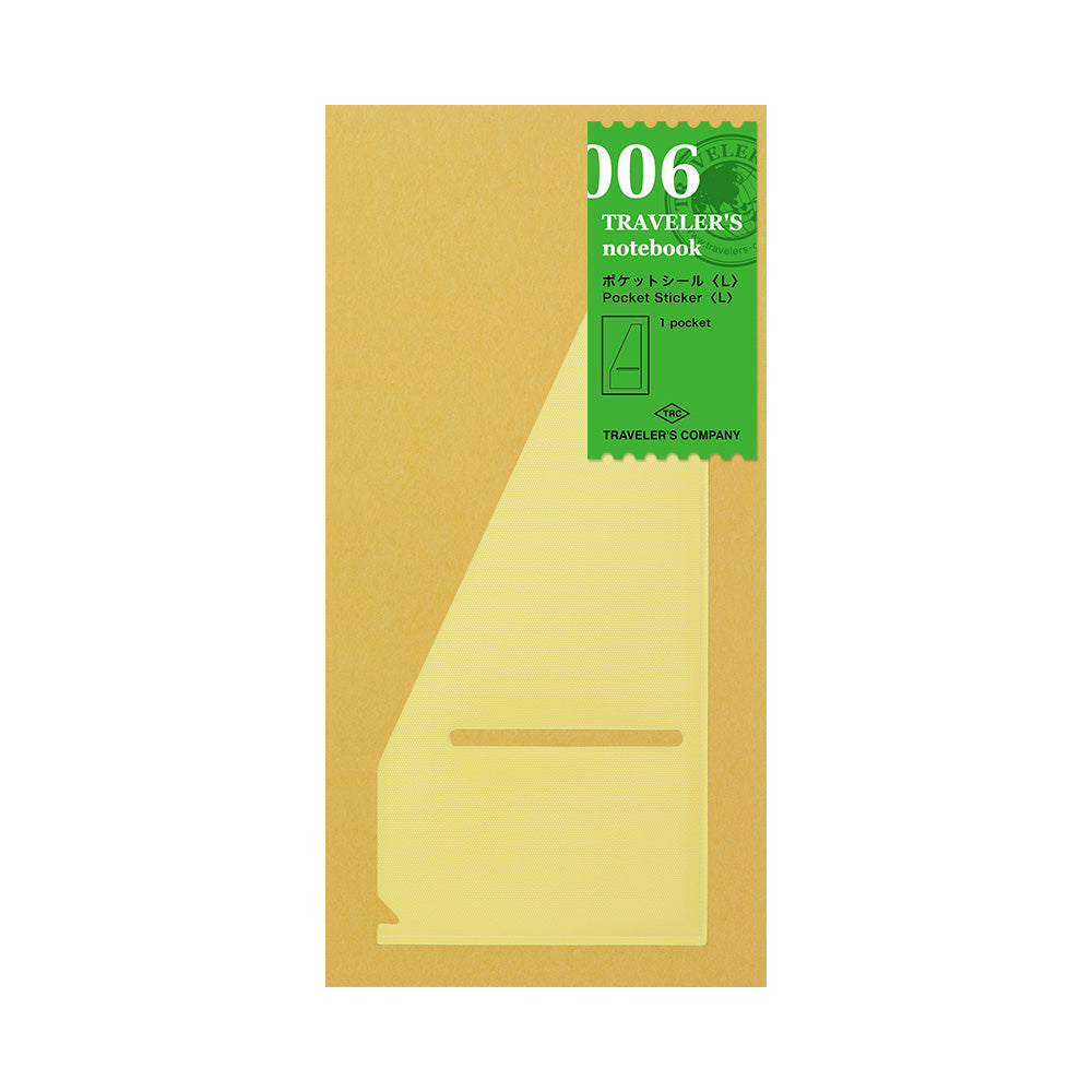 Traveler's Company Notebook  Refill 006  Pocket Sticker