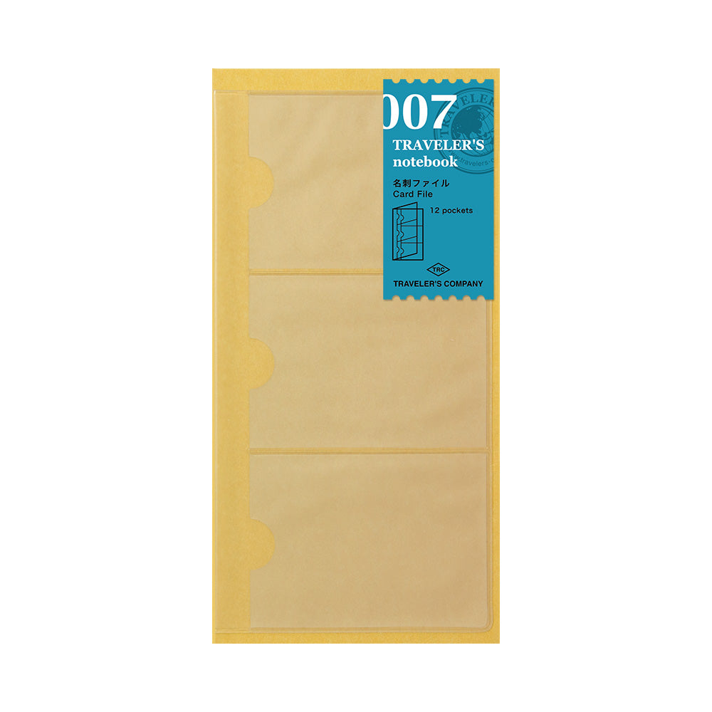 Traveler's Company Notebook Refill 007 Card File