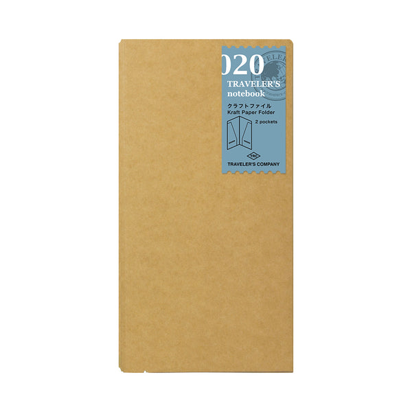 Traveler's Company Notebook Refill 020 Kraft Paper Folder