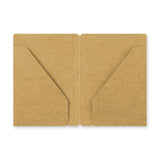 Traveler's Company Notebook Passport Size Refill 010 Kraft Paper Folder