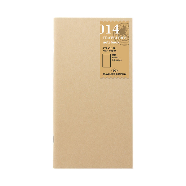 Traveler's Company Notebook Refill 014 Kraft Paper