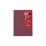 Traveler's Company Notebook Passport Size 003 Refill Blank MD Paper