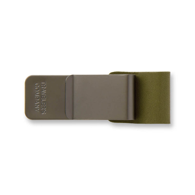 Traveler's Company Notebook Clip Pen Holder Olive