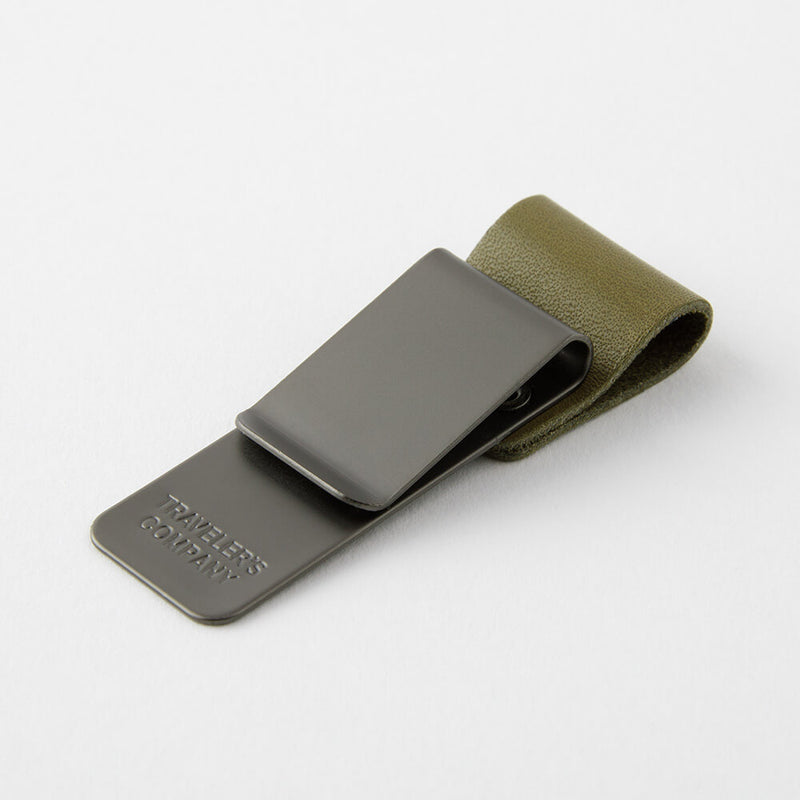 Traveler's Company Notebook Clip Pen Holder Olive