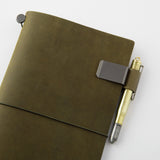 Traveler's Company Notebook Clip Pen Holder Olive