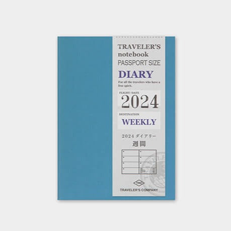 Traveler's Company 2024 Weekly Diary Passport Size