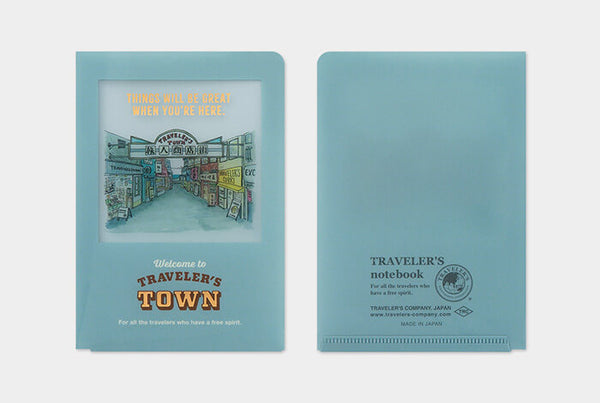 Traveler's Company Passport Size 2024 Traveler's Town Clear Folder