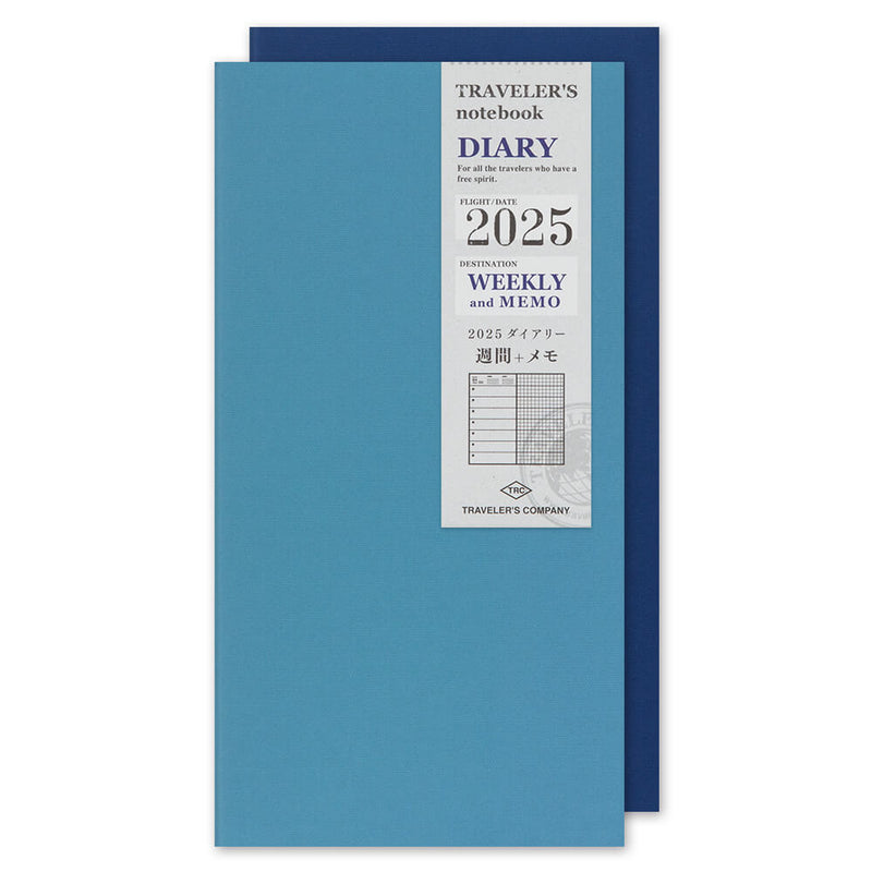 TRAVELER'S Notebook Refill: 2025 Diary Weekly & Memo Pre-Order