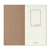 TRAVELER'S Notebook Refill: 2025 Diary Weekly & Memo Pre-Order