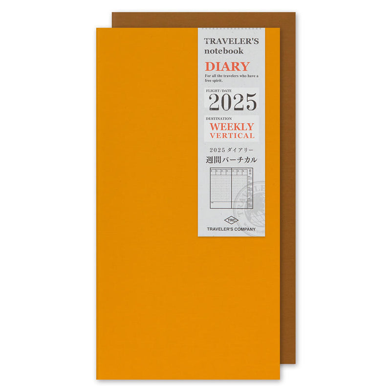 TRAVELER'S Notebook Refill: 2025 Diary Weekly Vertical Pre-Order