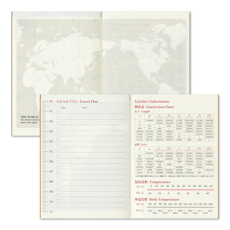 TRAVELER'S Notebook Passport Refill: 2025 Diary Monthly Pre Order