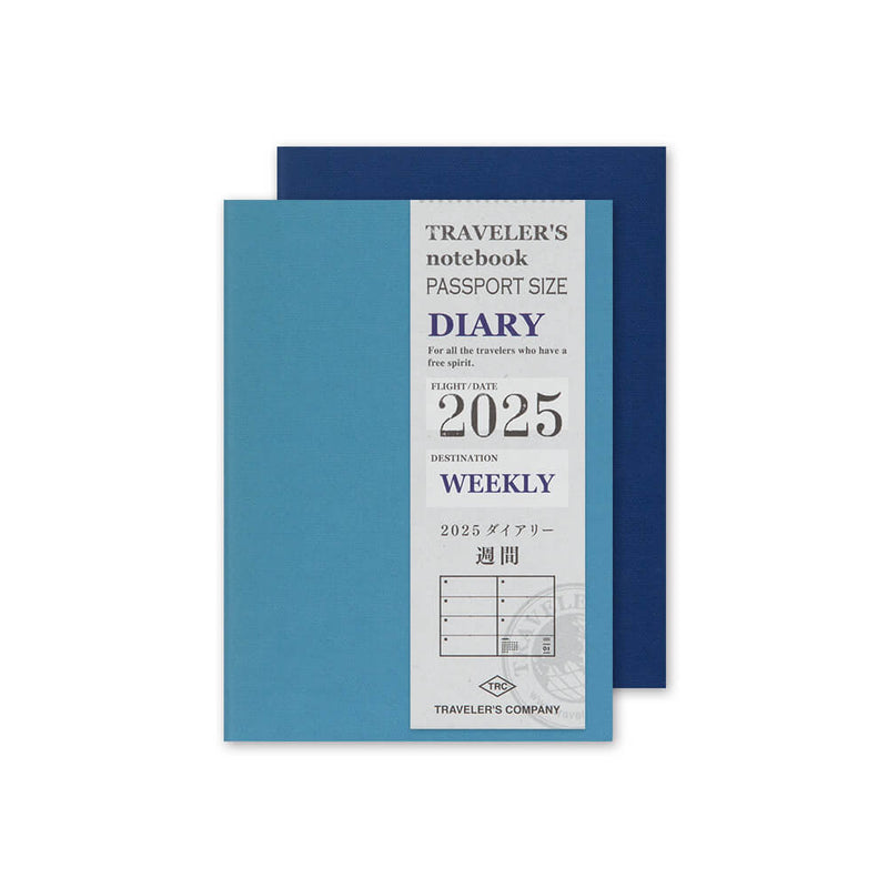 TRAVELER'S Notebook Passport Refill: 2025 Weekly Diary Pre-Order