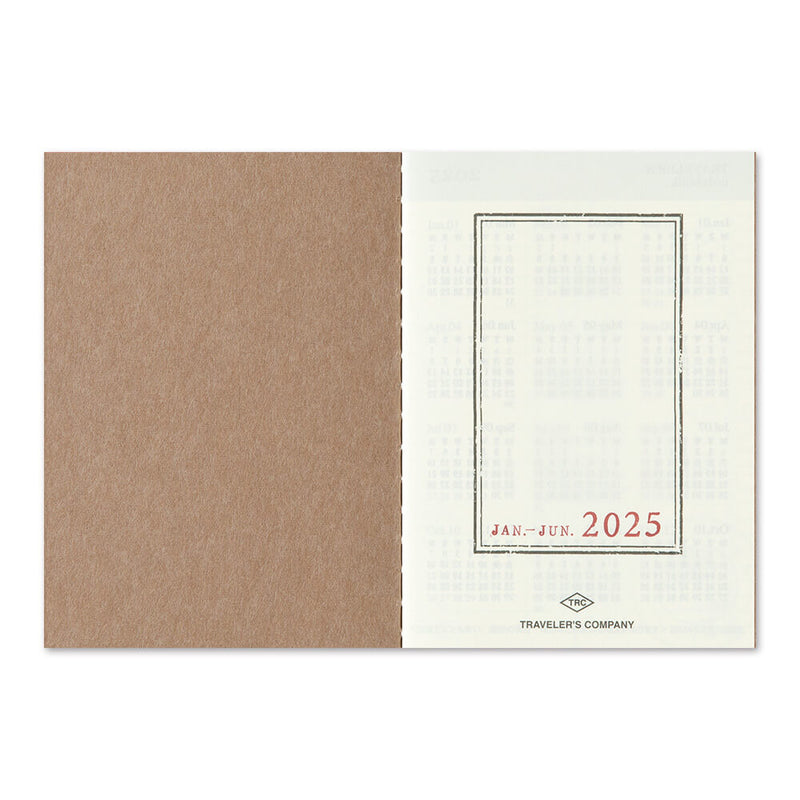 TRAVELER'S Notebook Passport Refill: 2025 Weekly Diary Pre-Order