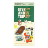 TRAVELER'S Notebook Refill: Love and Trip Clear Folder 2025 Pre-Order