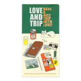 TRAVELER'S Notebook Refill: Love and Trip Clear Folder 2025 Pre-Order