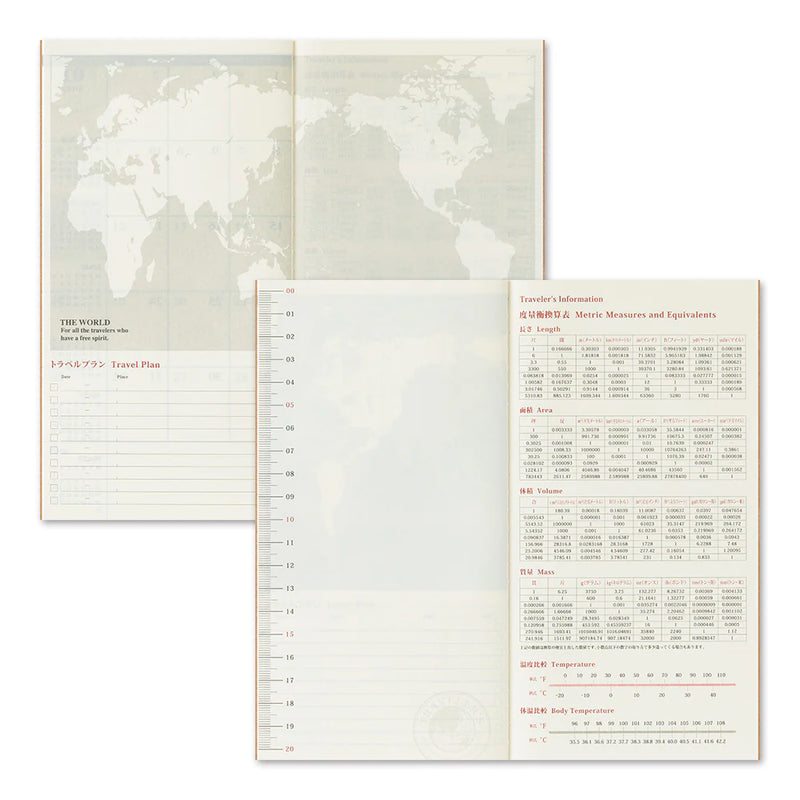 TRAVELER'S Notebook Regular Refill: 2026 Monthly Diary