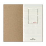 TRAVELER'S Notebook Regular Refill: 2026 Weekly Diary