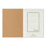 TRAVELER'S Notebook Passport Refill: 2026 Monthly Diary
