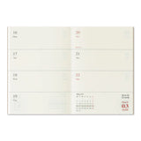 TRAVELER'S Notebook Passport Refill: 2026 Weekly Diary