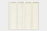 TRAVELER'S Notebook Regular Refill: 2027 Weekly Diary