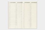 TRAVELER'S Notebook Regular Refill: 2027 Weekly Vertical Diary