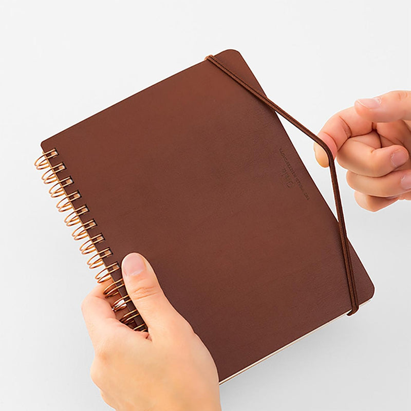 Midori Grain B6 Notebook - Leather Cover