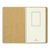 Traveler's Company Spiral Ring A5 Slim MD White Paper Notebook