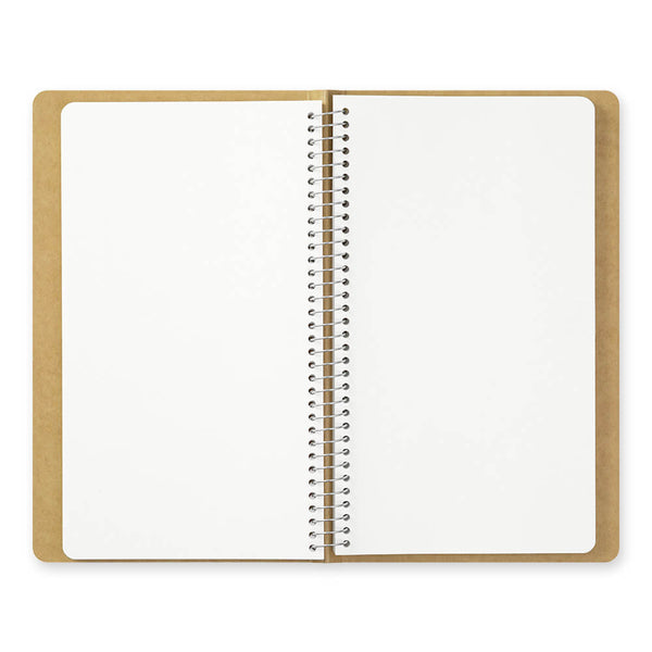 Traveler's Company Spiral Ring A5 Slim MD White Paper Notebook