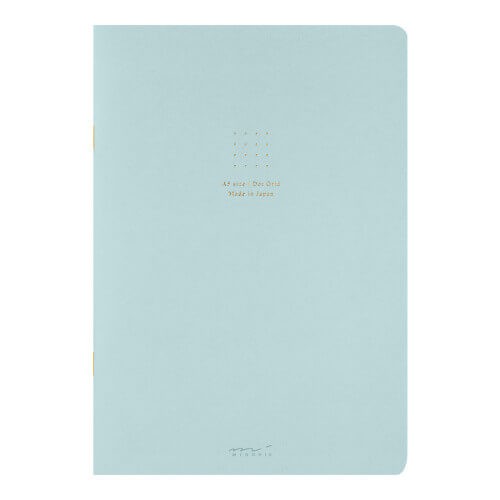 Midori A5 Dot Grid Notebook Blue