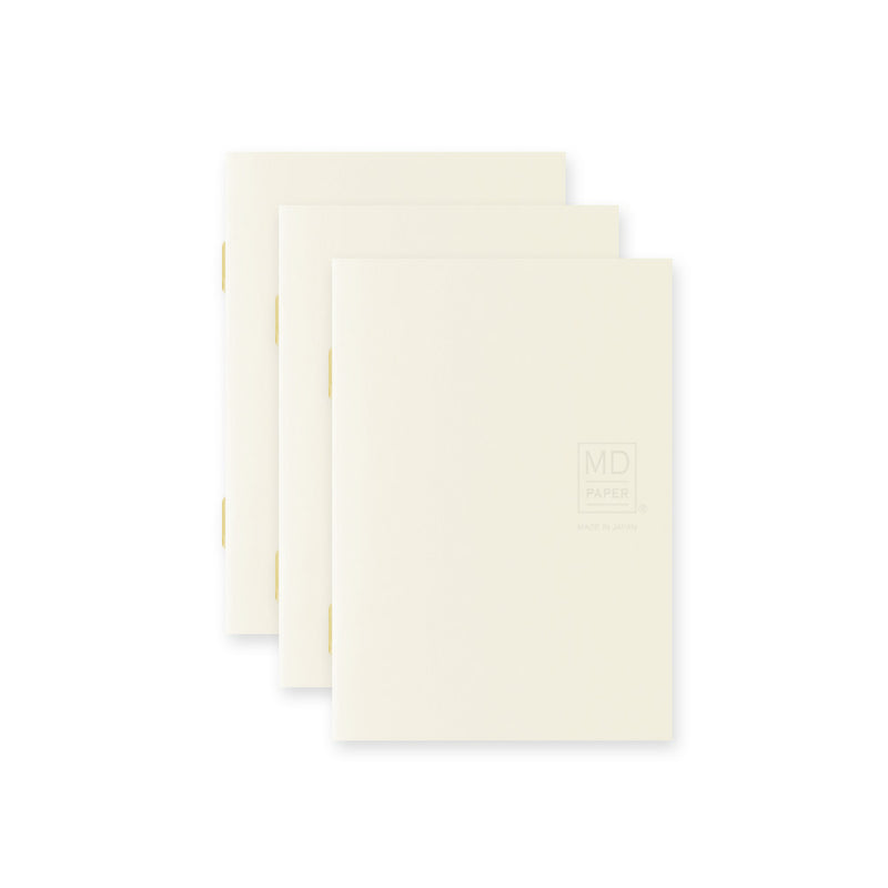 MD Paper Notebook Light A7 Blank - 3 Pack