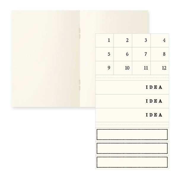 MD Paper Notebook Light A7 Blank - 3 Pack