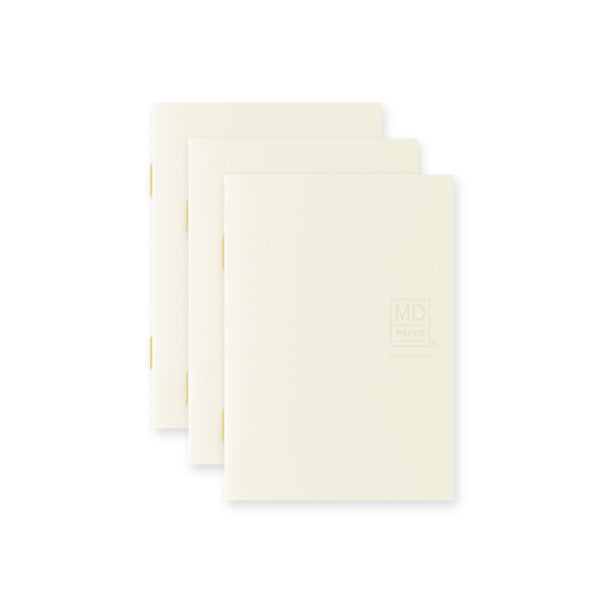 MD Paper Notebook Light A7 Grid - 3 Pack