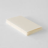 Midori MD Paper B6 Slim Blank Notebook Light - Pack of 3