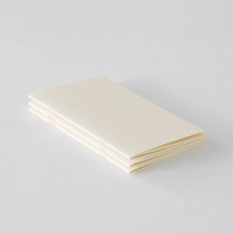 Midori MD Paper B6 Slim Blank Notebook Light - Pack of 3