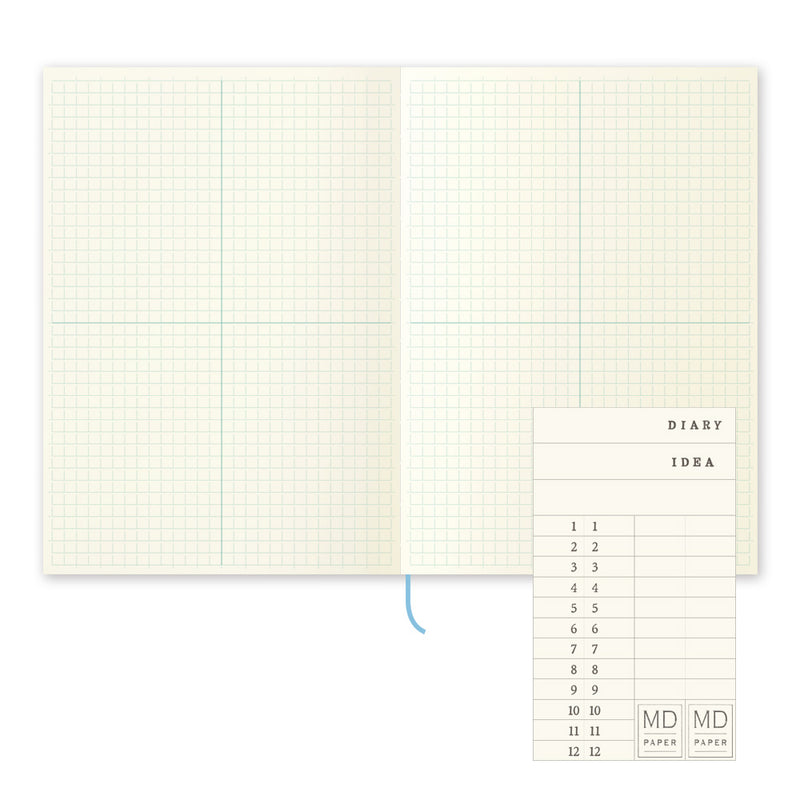 Midori MD Journal A5 Grid Block Notebook