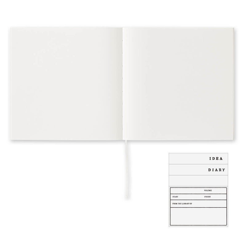 MD Paper Notebook Cotton A5 Square Blank