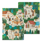 Midori Yuru Log Notebook - B6 - Forest Animal