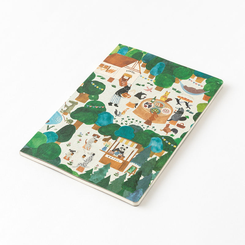 Midori Yuru Log Notebook - B6 - Forest Animal