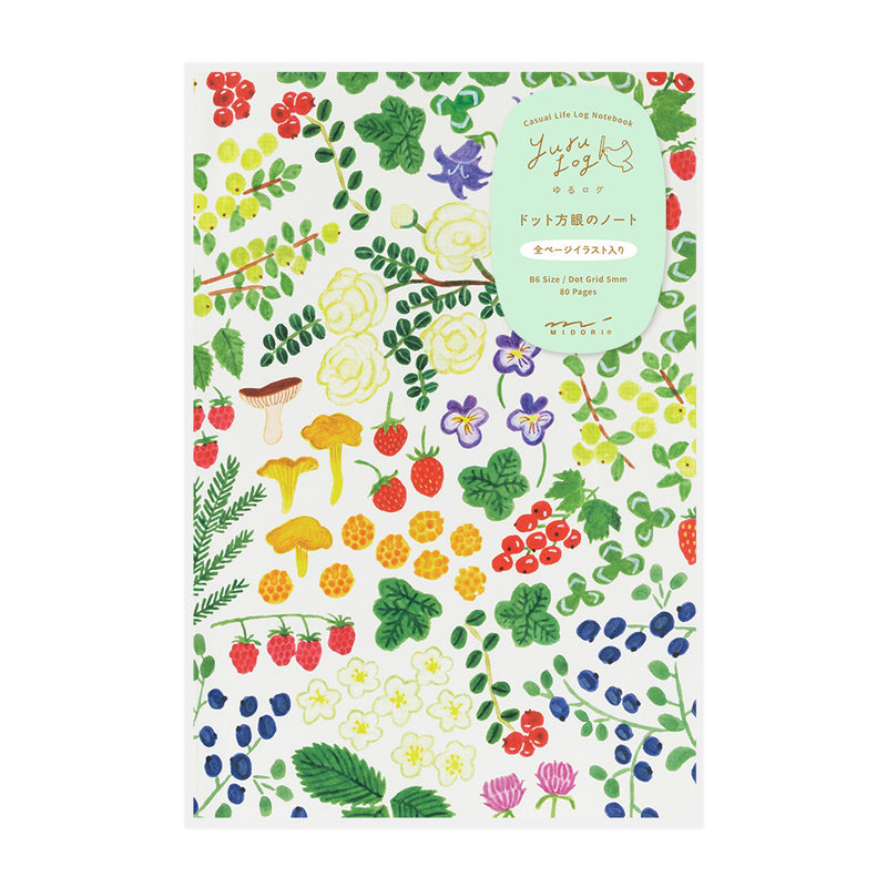 Midori Yuru Log Notebook - B6 - Scandanavia