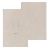 Midori Yuru Log Notebook - B6 - Monthly Free Diary