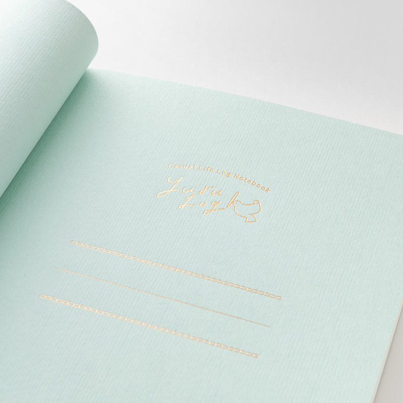 Midori Yuru Log Notebook - B6 - Monthly Free Diary